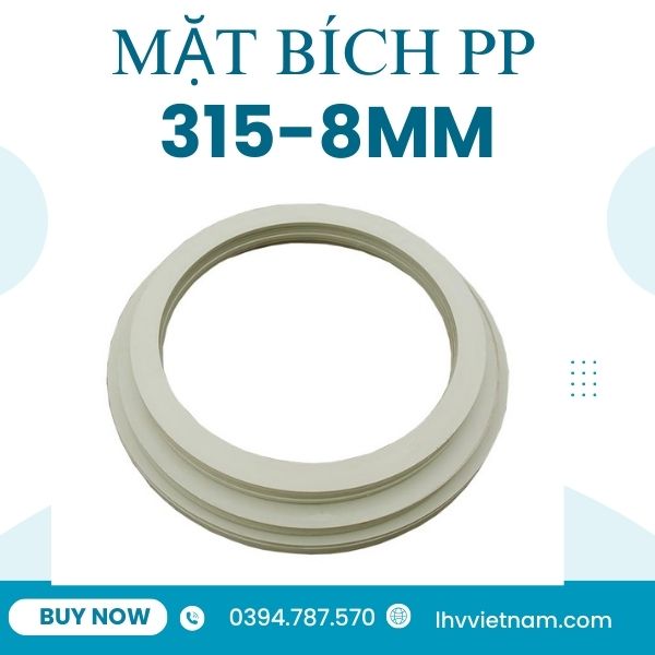 MẶT BÍCH NHỰA PP  315-8MM